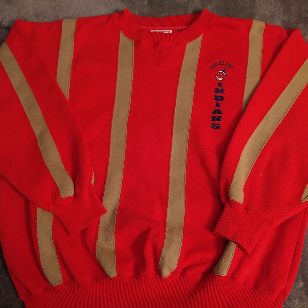 Vintage Cleveland Indians Sweater. Large